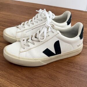 Veja White and Black Sneakers